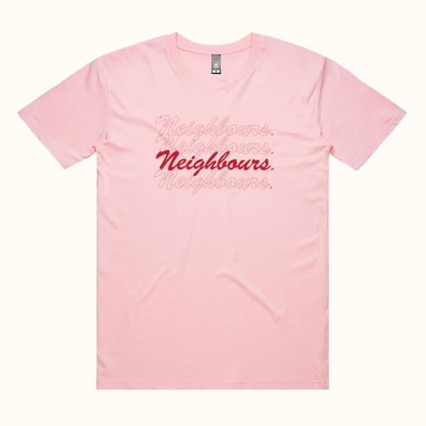 Logo Repeat Tee - Pink Thumbnail