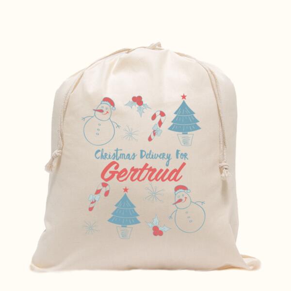 Santa Sack - Snowman Thumbnail